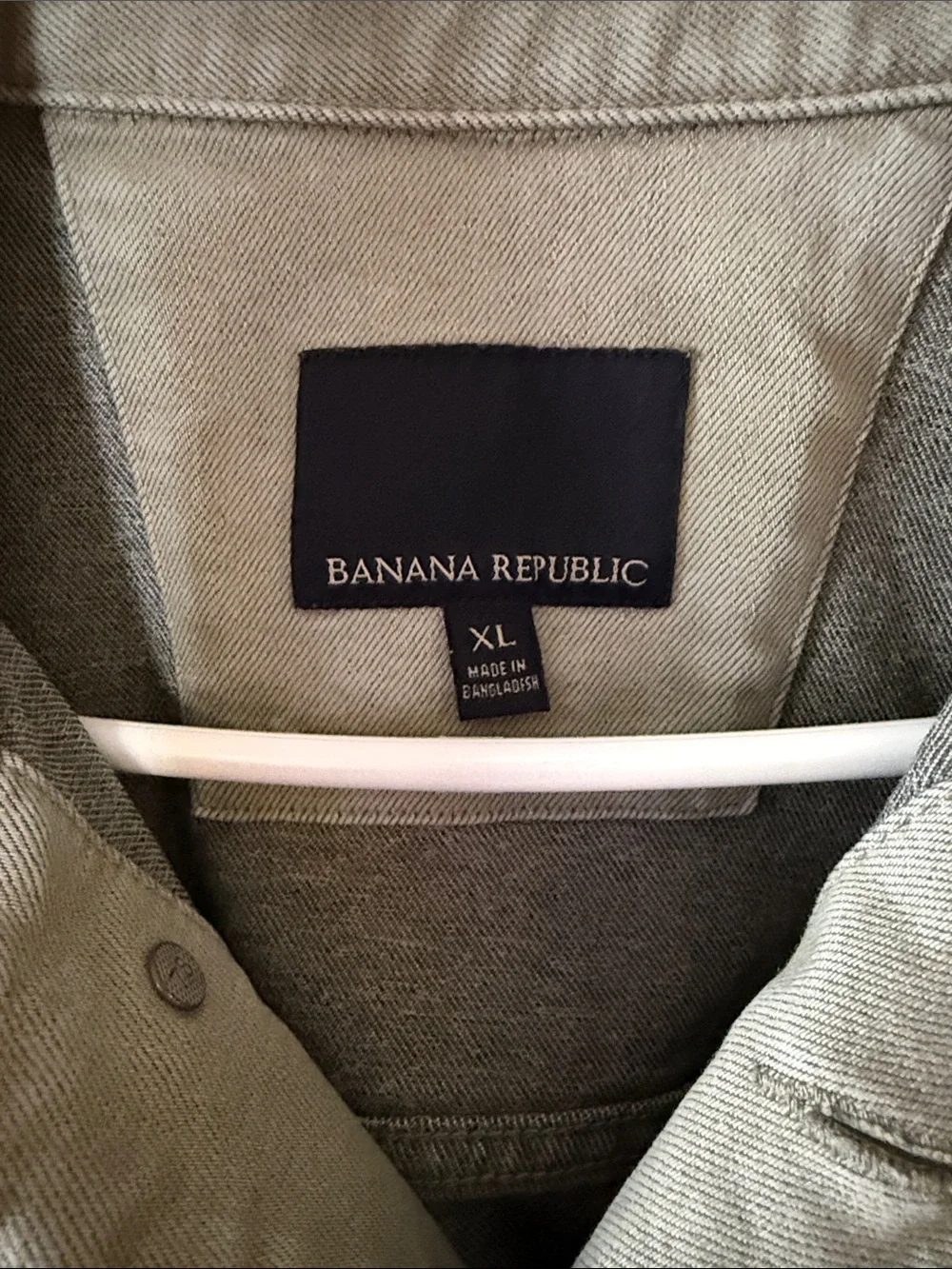 Banana Republic Men's Sage Green Lightweight Jacket